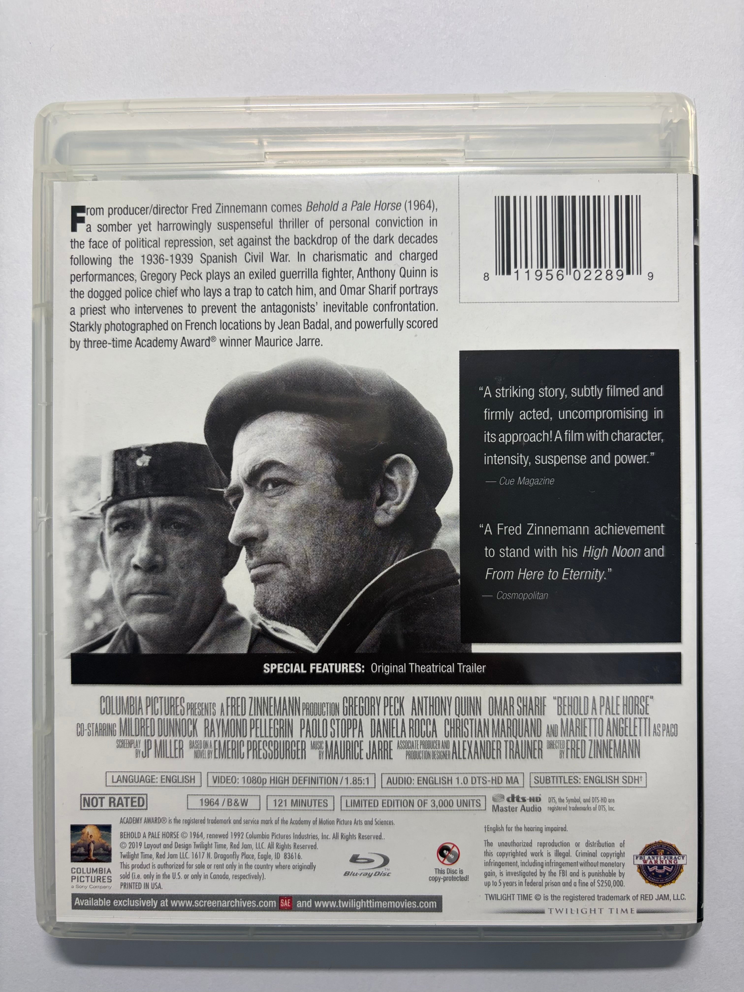 Behold A Pale Horse (95% new)