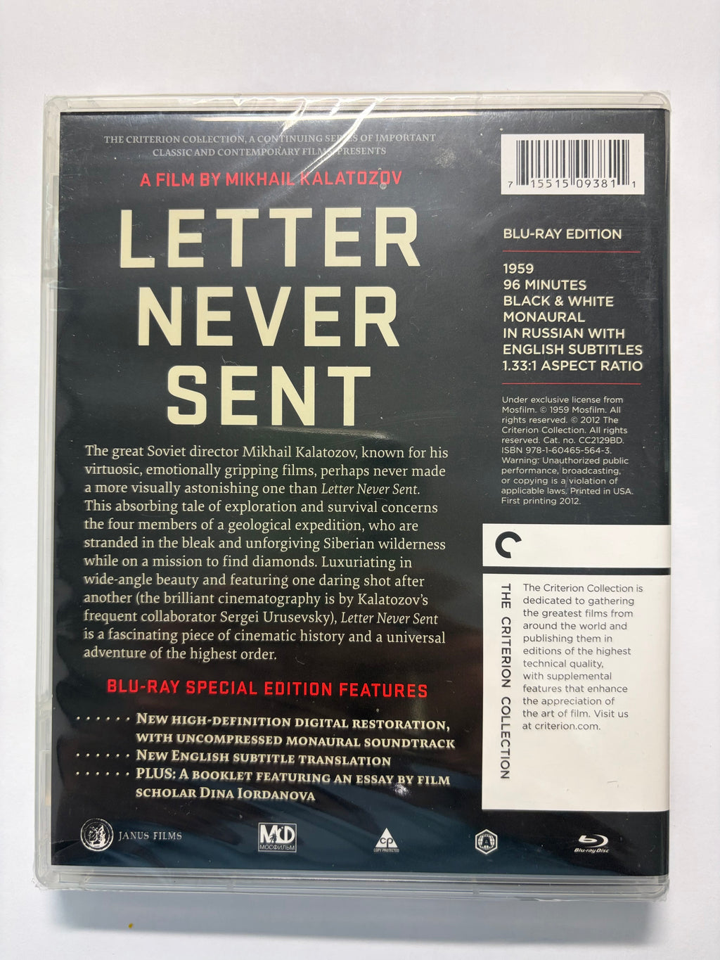 Letter Never Sent