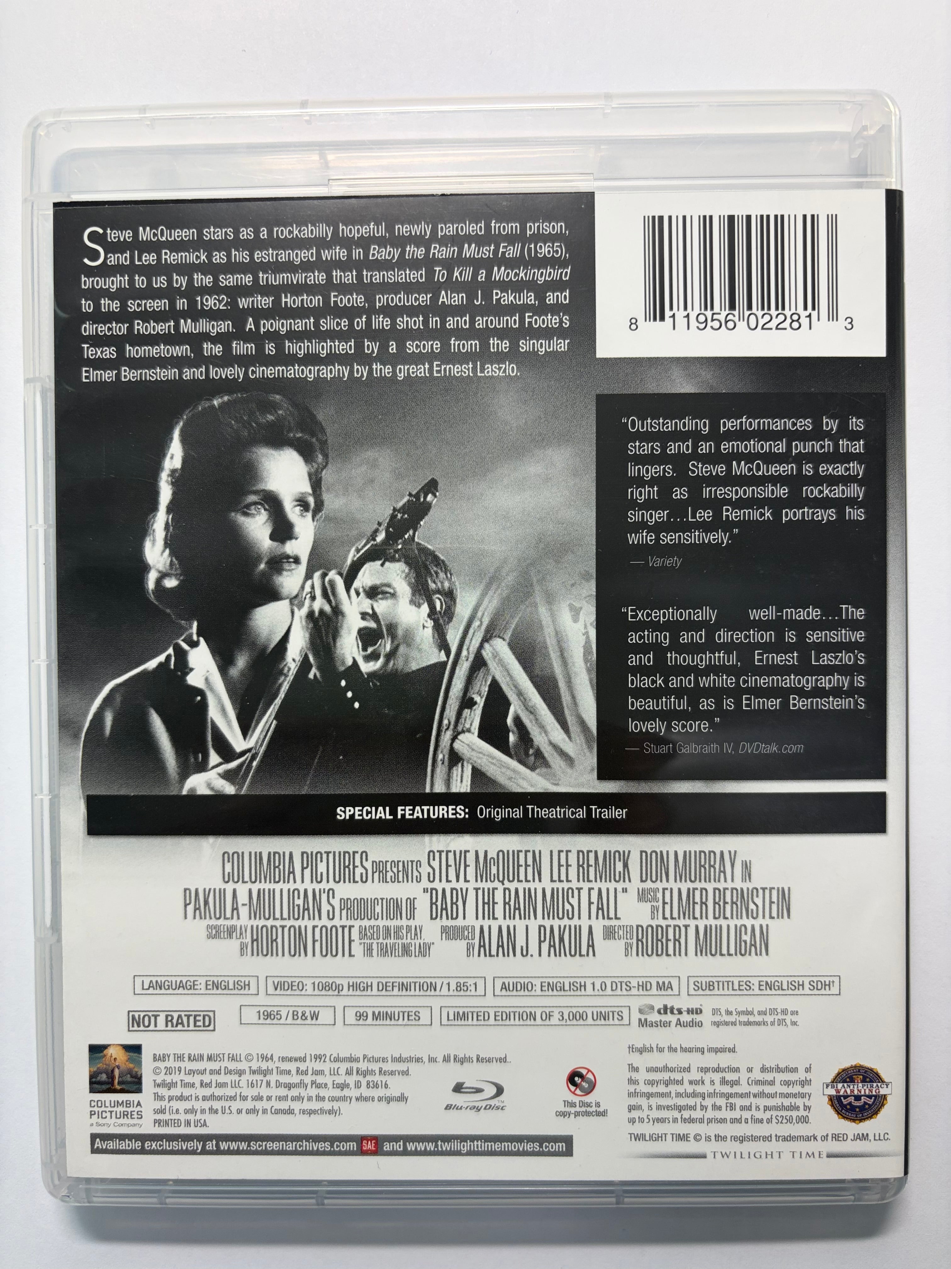 Baby The Rain Must Fall (95% New)