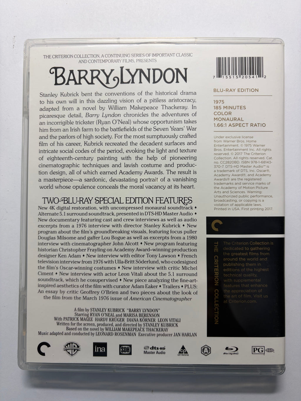 Barry Lyndon (95% New)