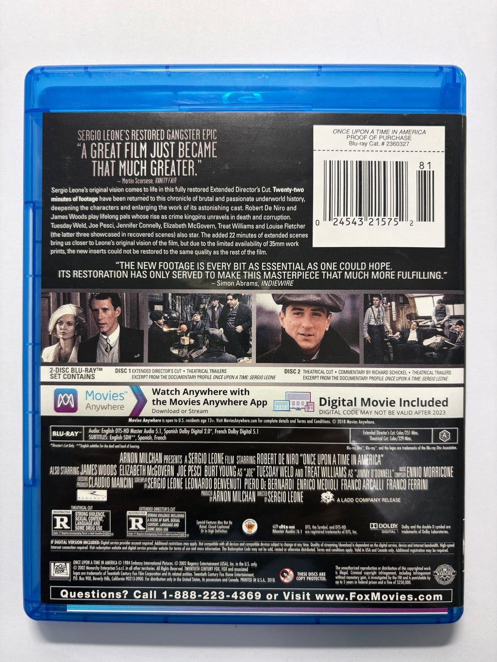 Once Upon A Time in America (95% New)