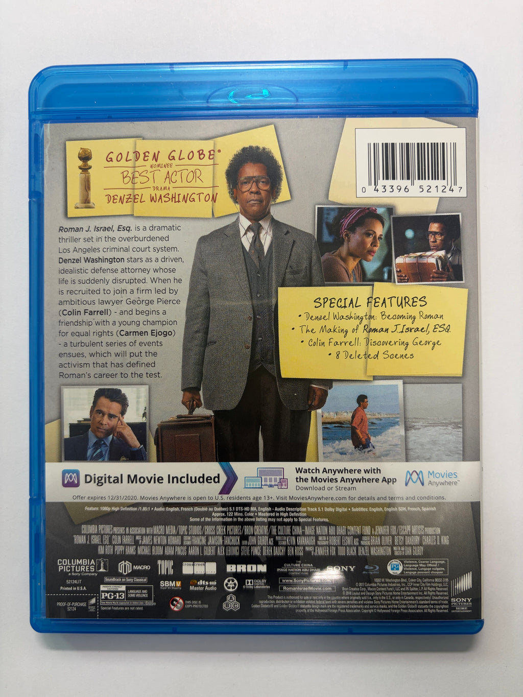 Denzel Washington (2nd Hand 95% New)