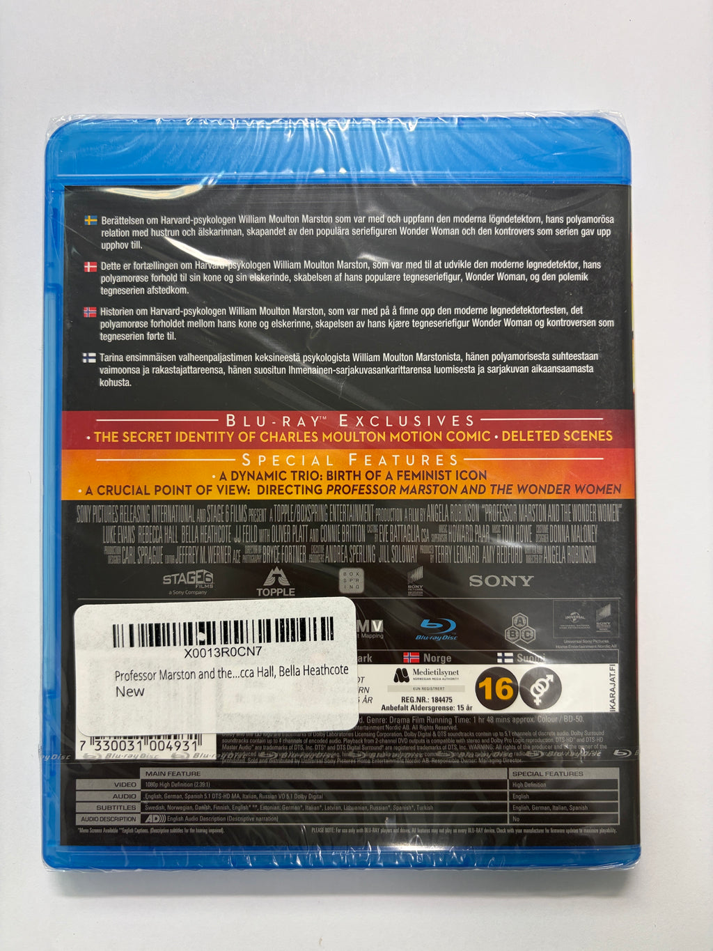 Professor Marston and the Wonder Women (2nd hand 95% New)