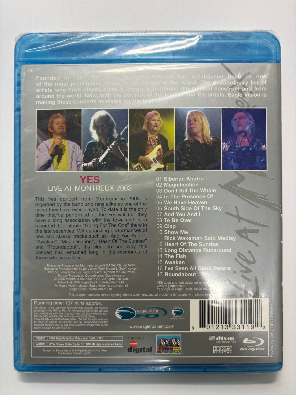 YES, Live at Montrenx 2003 (2nd Hand 95% New)