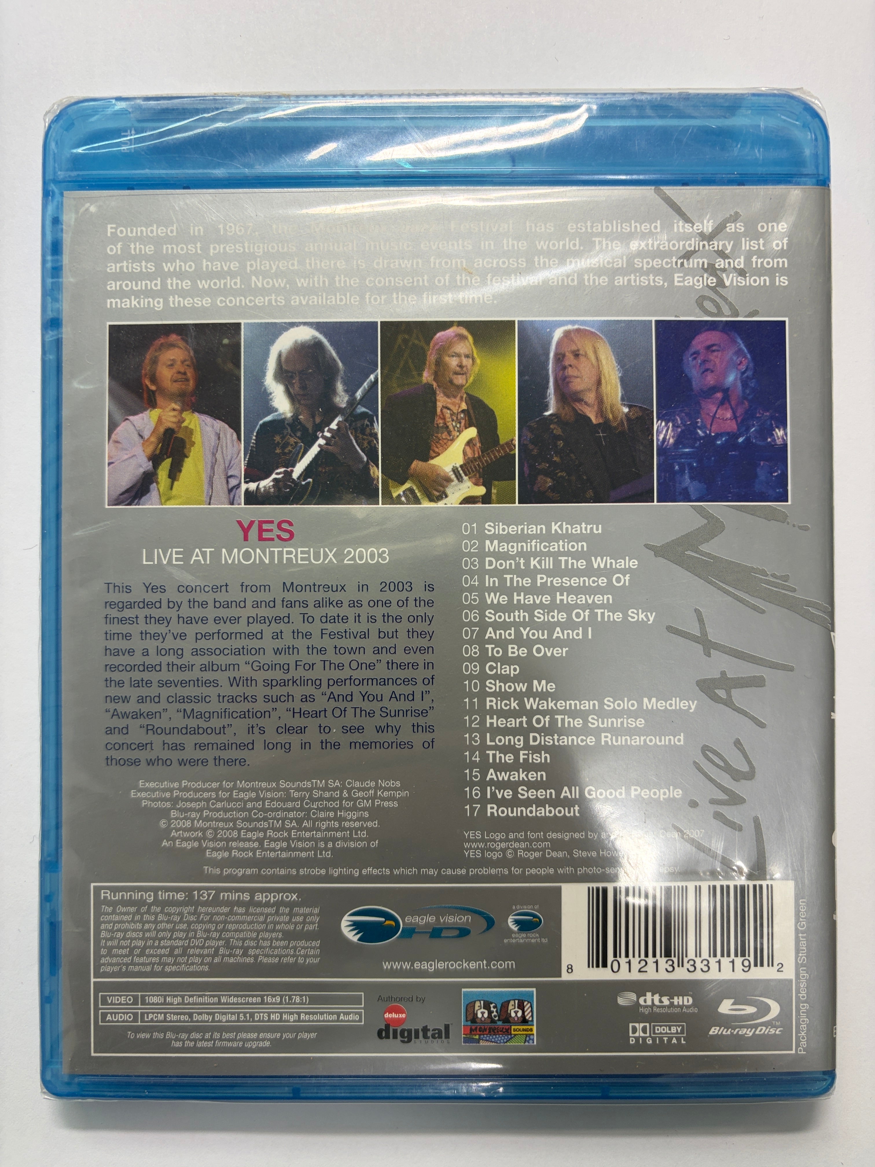 YES, Live at Montrenx 2003 (2nd Hand 95% New)